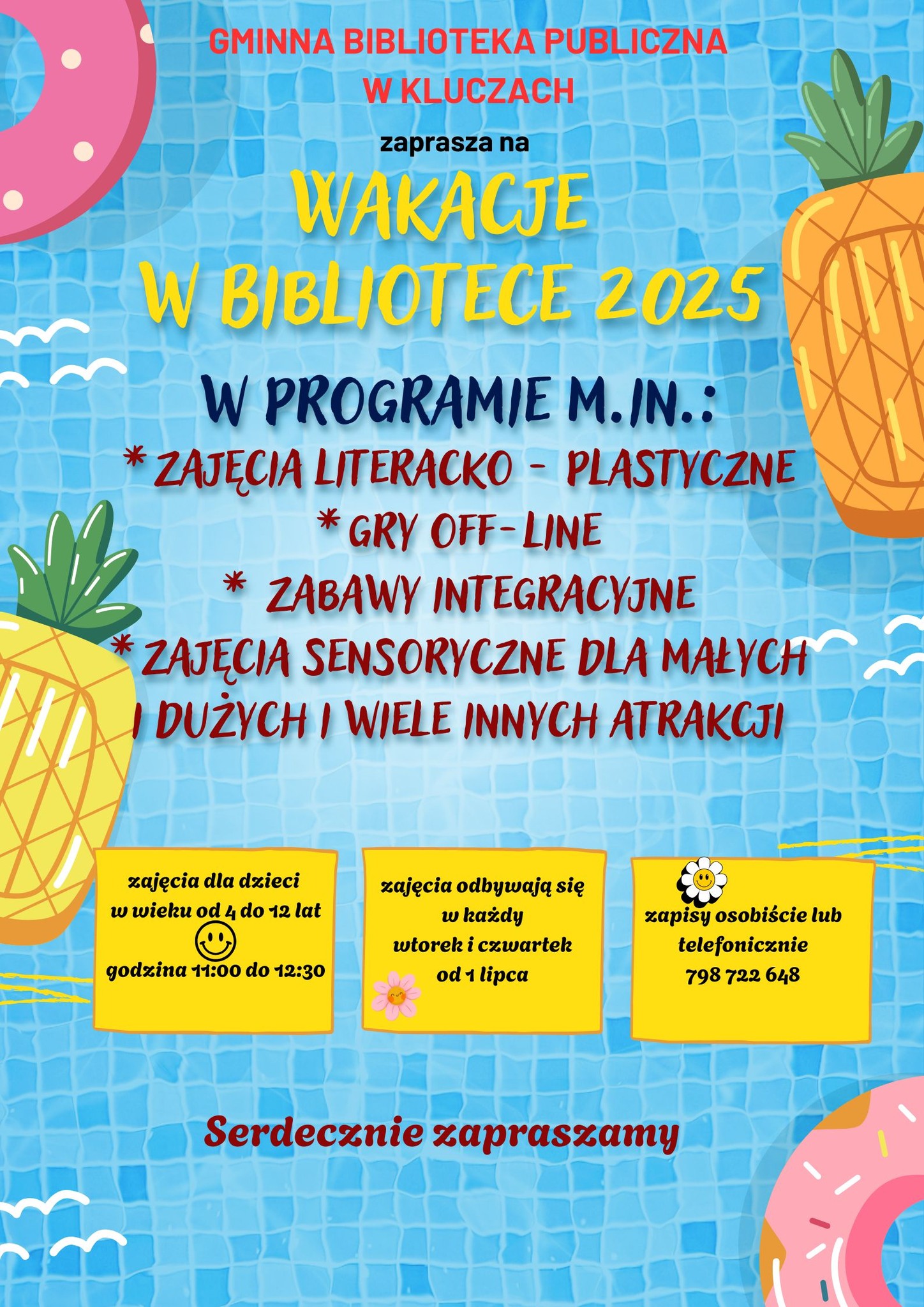 Wakacje w bibliotece - 2025