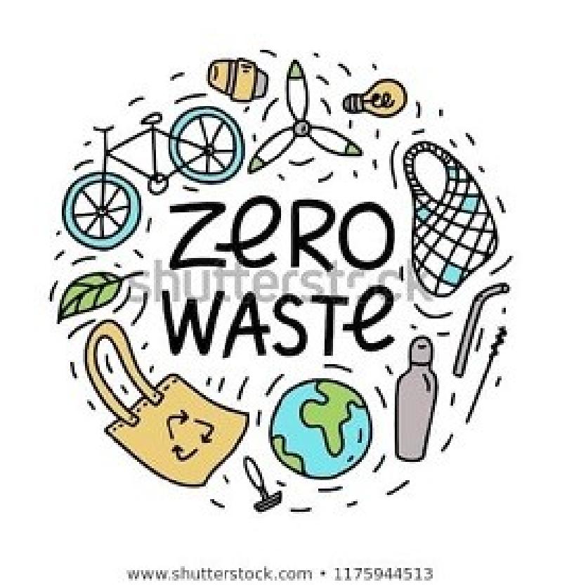 Obraz śmieci-zero waste
